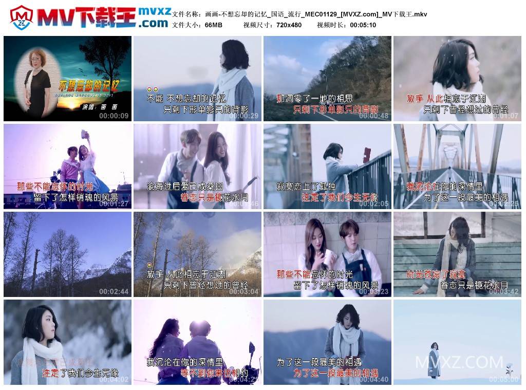 画画-不想忘却的记忆_国语_流行_MEC01129